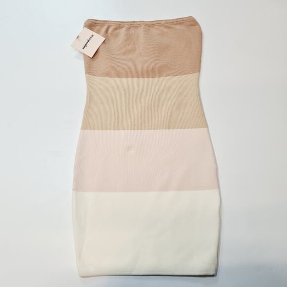 Superdown Perla Ombre Mini Dress in Nude Ombre Small - Picture 2 of 13